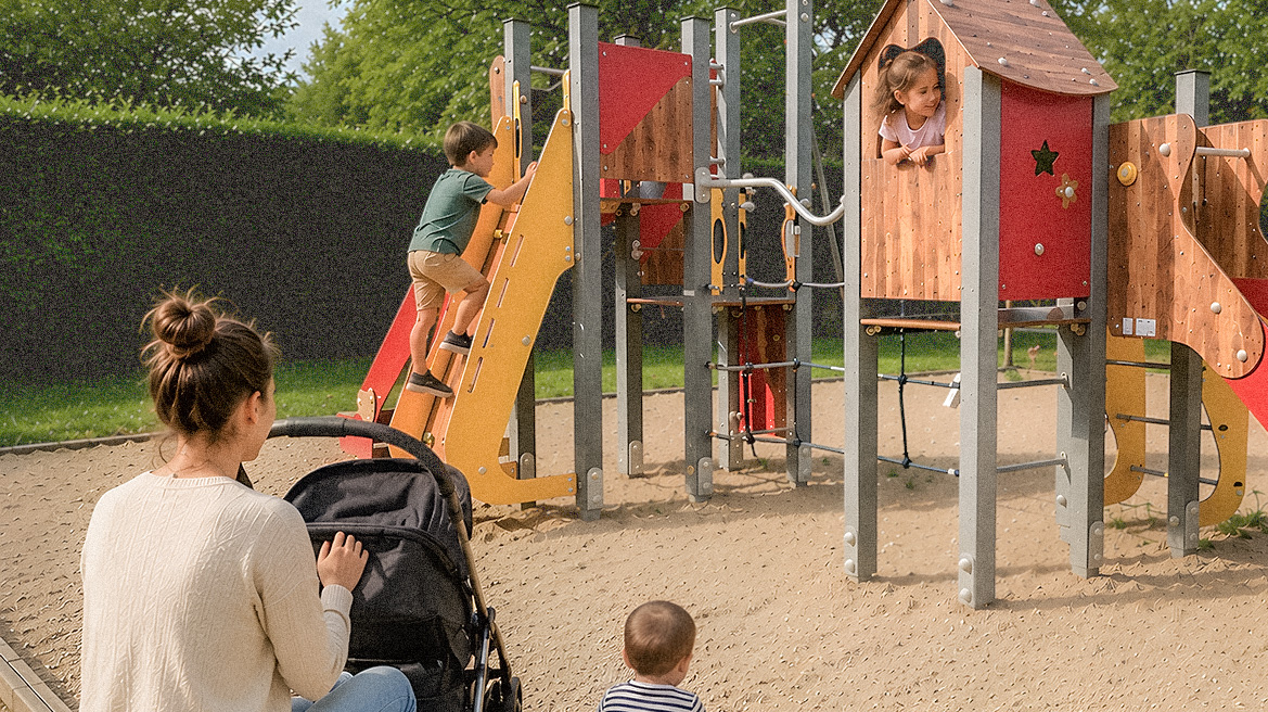 aire jeux camping la baule familial